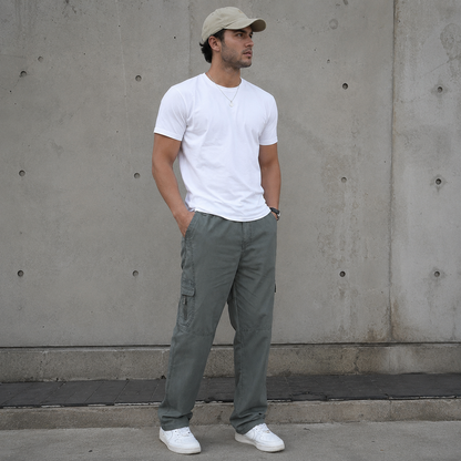 UTILITY CARGO | STRAIGHT LEG TROUSERS