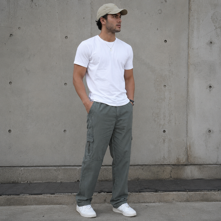 UTILITY CARGO | STRAIGHT LEG TROUSERS