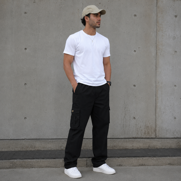 UTILITY CARGO | STRAIGHT LEG TROUSERS