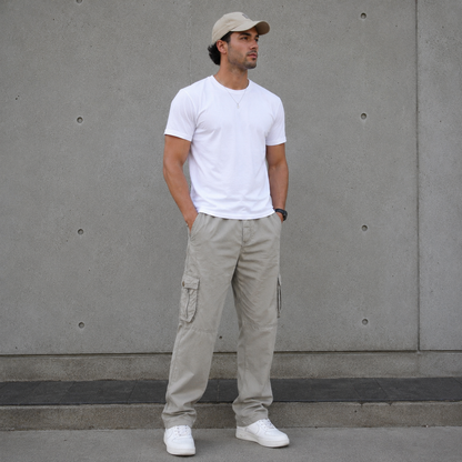 UTILITY CARGO | STRAIGHT LEG TROUSERS