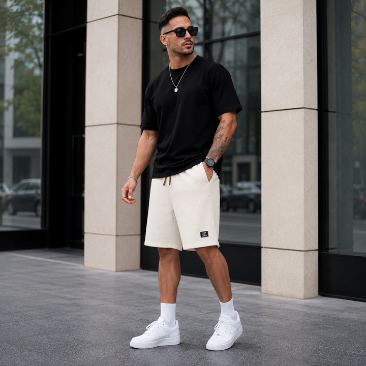 WEEKEND SHORTS | STRAIGHT-CUT CASUAL