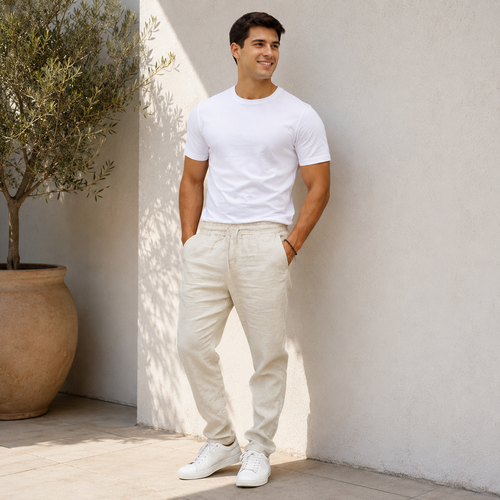 STREET TROUSERS | DRAWSTRING STRAIGHT LEG