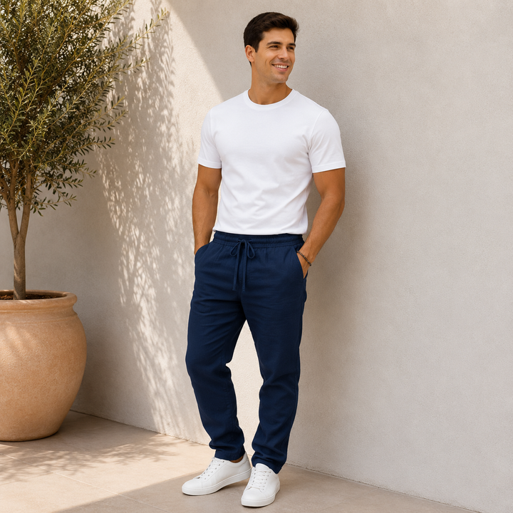 STREET TROUSERS | DRAWSTRING STRAIGHT LEG