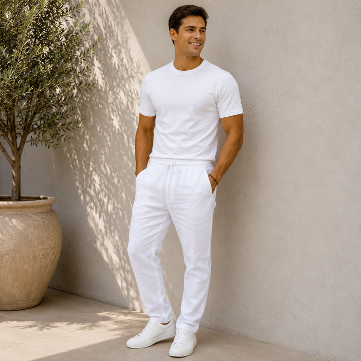 STREET TROUSERS | DRAWSTRING STRAIGHT LEG